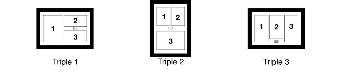 Collages Triples